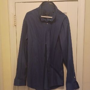 Men's Tommy Hilfiger Blue Dress Shirt. Sz 17.5 X 34/5